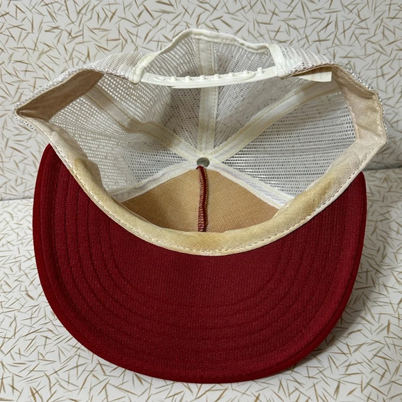 VTG Nascar Charlotte Speed Week Hat Cap Puffed Mesh Trucker SnapBack 80’s Retro - Picture 4 of 7